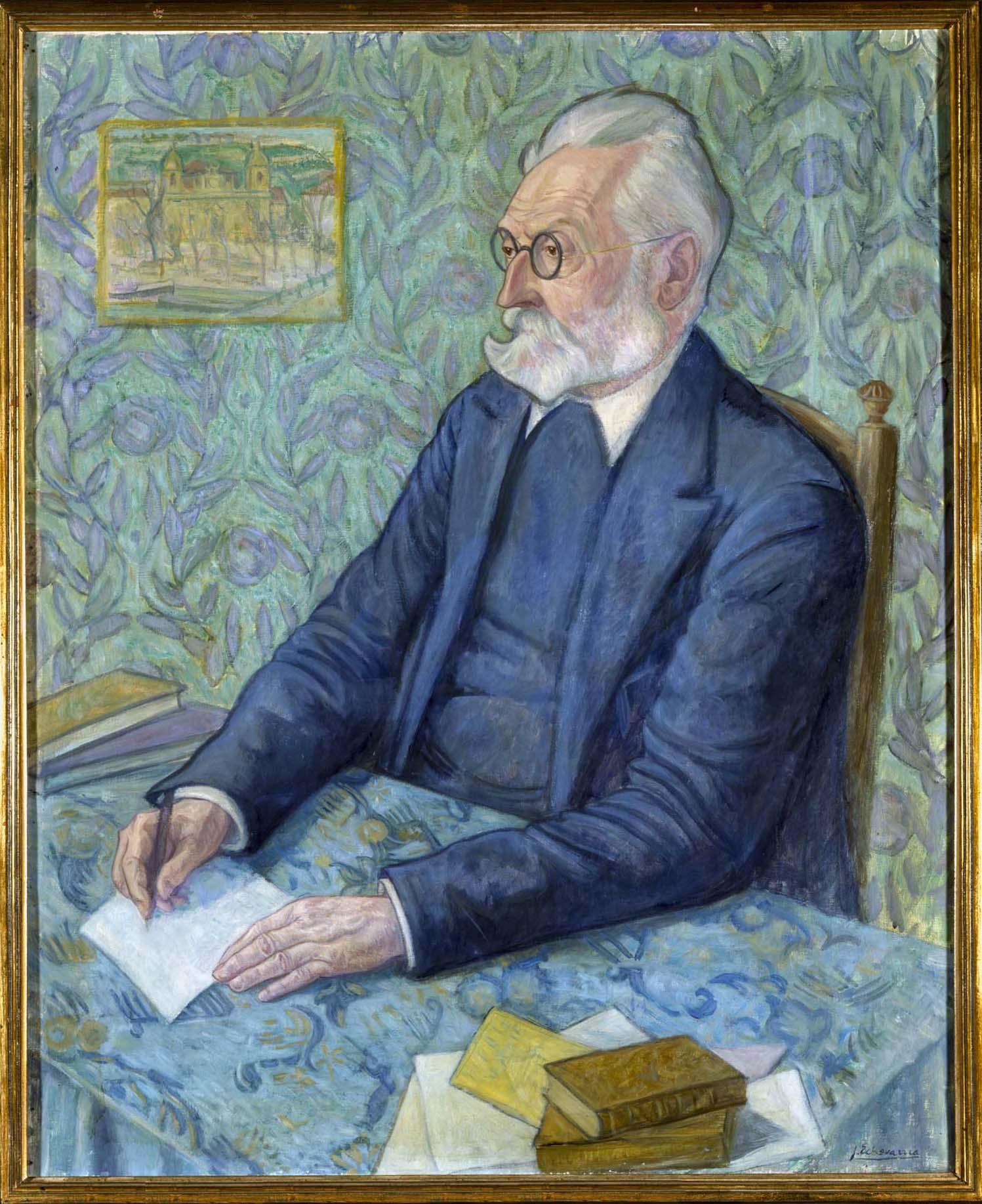 Unamuno. Cuadro de Juan Echevarría (1930)