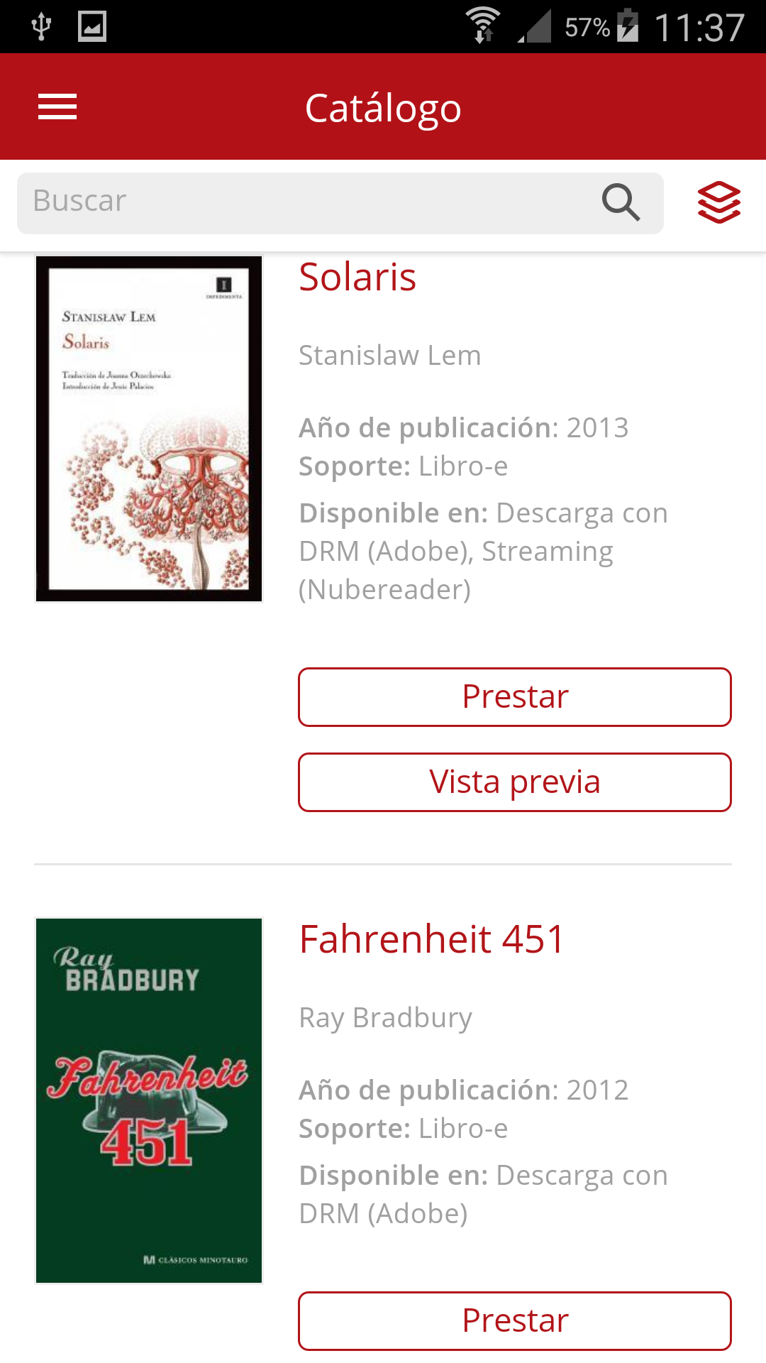 eBiblio para Android