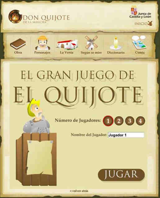 El gran juego de El Quijote (Junta de Castilla y León). 