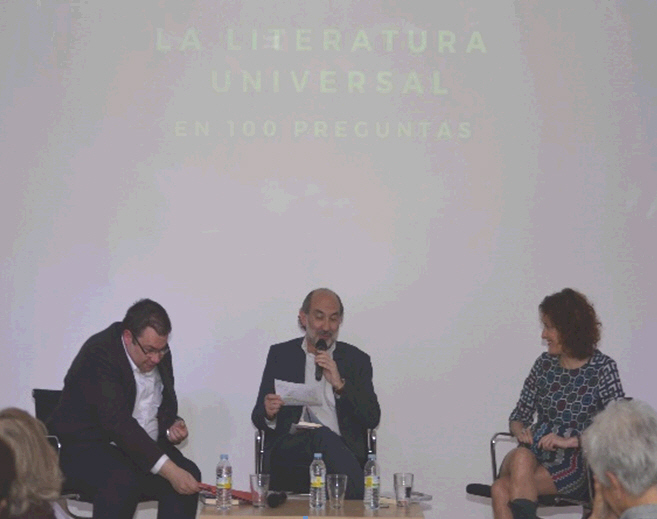 Presentación del libro «La literatura española en 100 preguntas» de Felipe Díaz Pardo